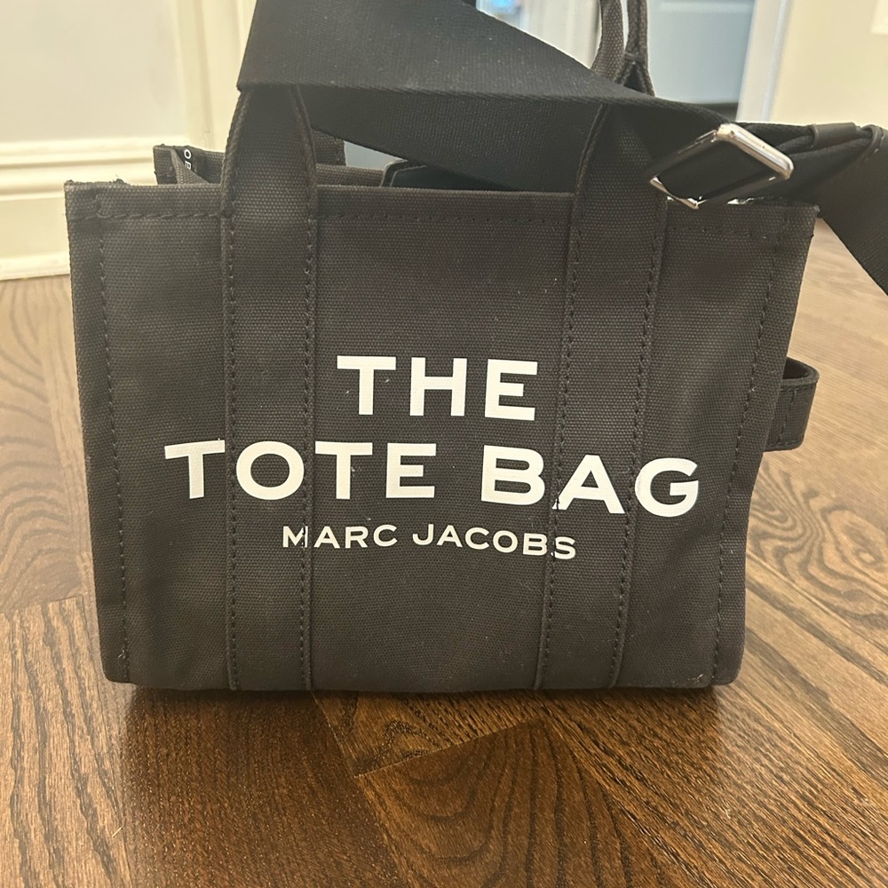 Black Canvas Tote Bag